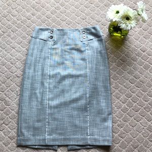 WHBM light gray pencil skirt